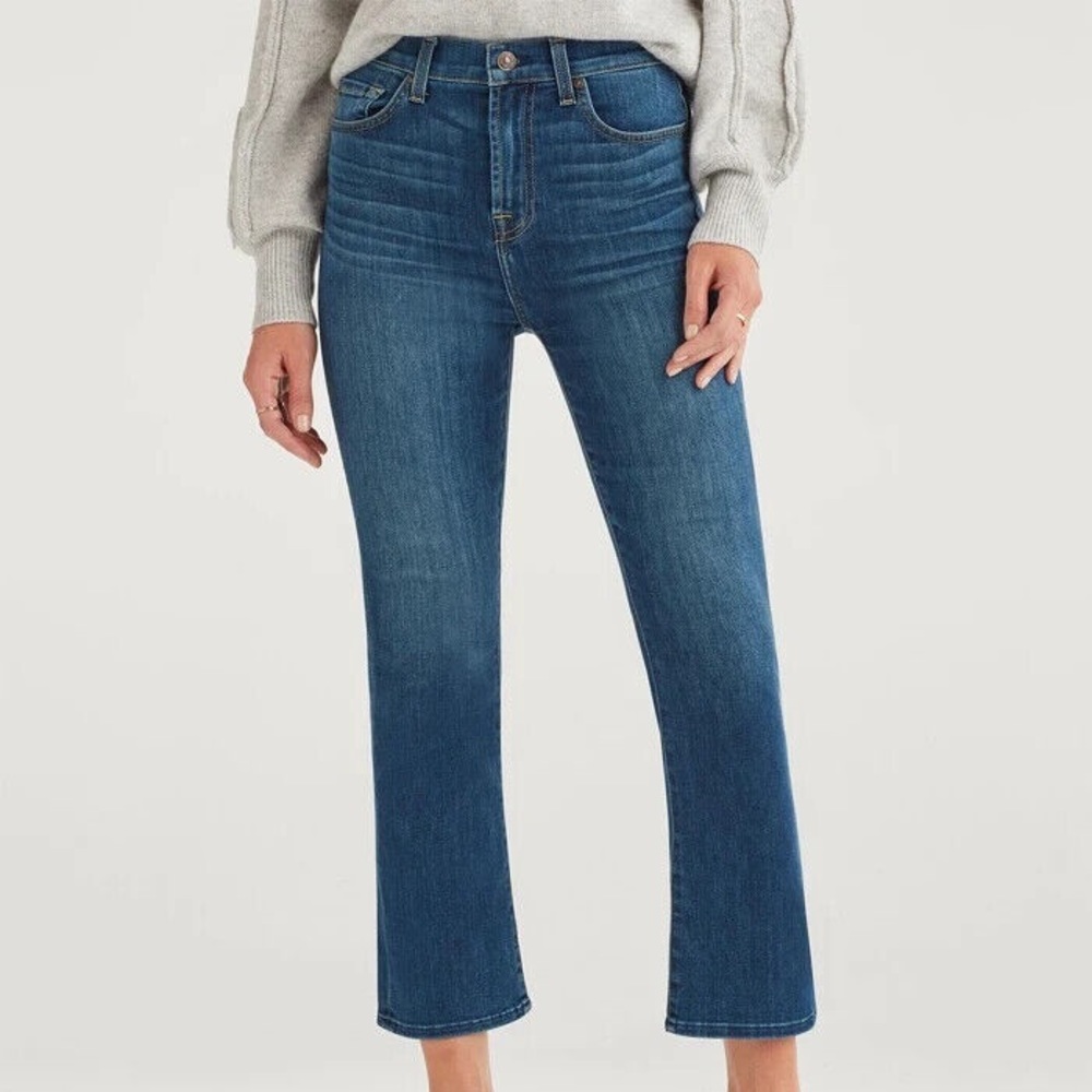 7 for all mankind - high waist slim kick